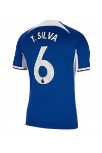 Chelsea Thiago Silva #6 Jalkapallovaatteet Kotipaita 2023-24 Lyhythihainen